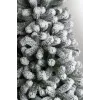 Brad artificial Alpin Snow 210 cm QC263, 950 Ramuri 2D + 3D PE, Circumferinta Bazei 297 cm